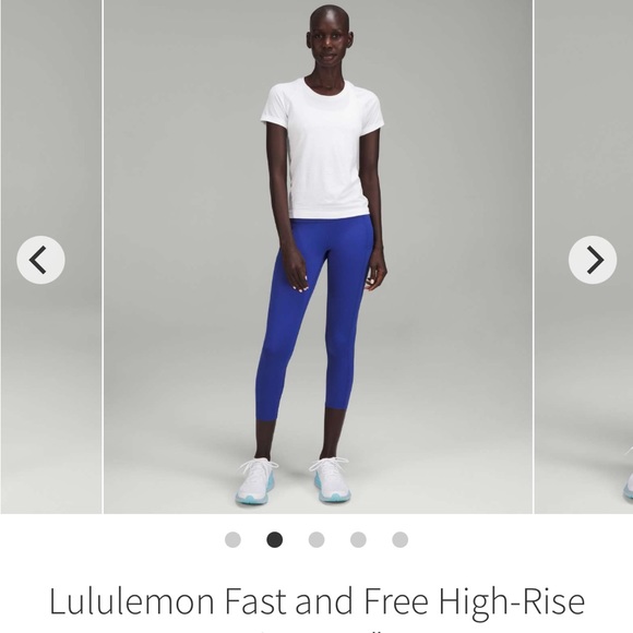 NWT fast and free high rise tight 23" psychic size 0 lululemon - Picture 10 of 14